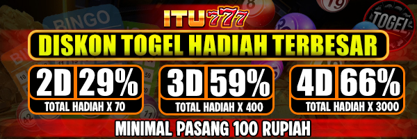 itu777 - diskon togel